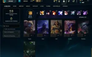 Esmeralda 4 com 26 Champs e 1 Skin