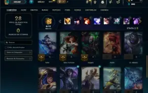 Esmeralda 4 com 26 Champs e 1 Skin