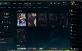 Conta League of Legends 330 SKINS Diamante