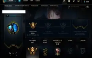 Conta ouro 1 com 3 skins e 28 champs