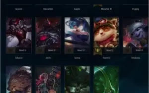 conta lol level 30 unranked
