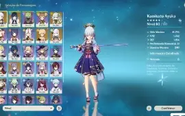 Ar49 Ayaka bis, Shenhe, Yelan, Nahida, Keqing, barato