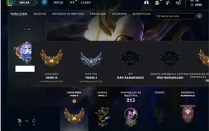 Conta ouro 2 com 81 Champs e 59 Skins