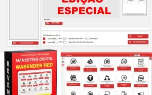 Wa Sender Red (Revenda com vídeo aulas) - Última Versão