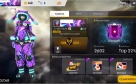 CONTA DE FREE FIRE DIAMANTE 1