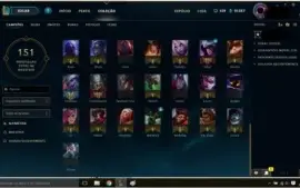 CONTA LOL LVL30 UNRANKED 71CAMPÕES 26SKINS