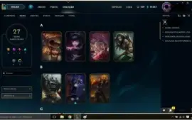 CONTA LOL LVL30 UNRANKED 71CAMPÕES 26SKINS