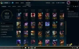 CONTA LOL LVL30 UNRANKED 71CAMPÕES 26SKINS