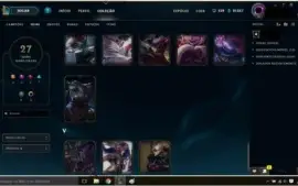 CONTA LOL LVL30 UNRANKED 71CAMPÕES 26SKINS