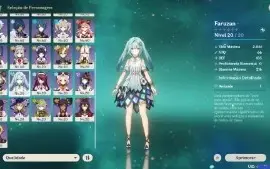 Conta Genshin AR 53, 6 Personagens 5 estrelas, yoimyia c2