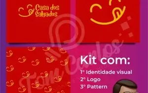Logomarca pra Venda de Salgados Profissional