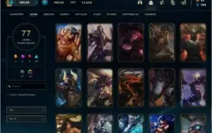 Irelia Edição Prestigio Platina 4 77 skins + 4 Prestigios