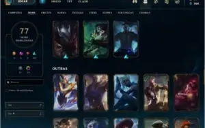 Irelia Edição Prestigio Platina 4 77 skins + 4 Prestigios