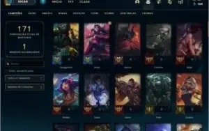 Irelia Edição Prestigio Platina 4 77 skins + 4 Prestigios