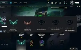 CONTA LOL PLATINA 4 COM JAX CONQUISTADOR