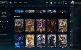 CONTA LOL COM 479 SKINS