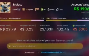 Conta Steam De Alto Nível (Lvl 155) Com 270 Jogos! 22 anos