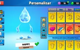 Conta Stumble guys com todos os futuros Passes liberados.