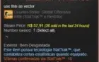 Conta Steam 6 anos de serviço com 6 medalhas no CSGO.