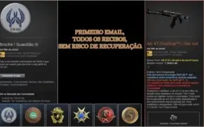 Conta Steam 6 anos de serviço com 6 medalhas no CSGO.
