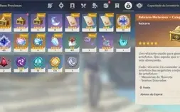 Genshin impact - ⭐9 peronagens 5 estrelas + 3 armas⭐