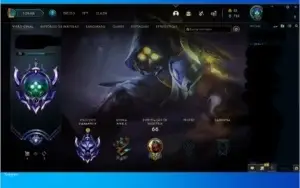 várias skins e cromas do Zed