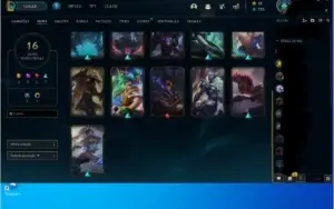 várias skins e cromas do Zed