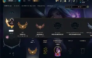 Bronze 2 com 95 Champs e 37 Skins ( MONO ADC )