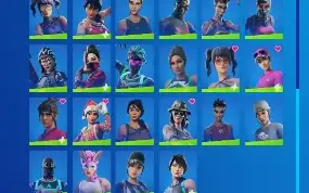 Conta Fortnite com mais de 200 skins tryhard