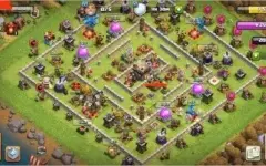 Clash of clans cv11 95% full