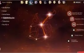 Conta Genshin Impact AR41 - 12 Heróis contando os iniciais