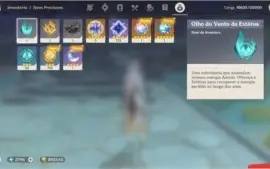 Conta Genshin Impact AR41 - 12 Heróis contando os iniciais