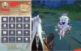 Conta Genshin Impact AR41 - 12 Heróis contando os iniciais