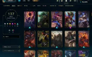 conta de LOL FUll champs , 139 SKin , FULL ACESSO