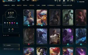 conta de LOL FUll champs , 139 SKin , FULL ACESSO