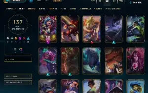 conta de LOL FUll champs , 139 SKin , FULL ACESSO