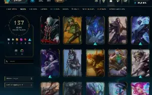 conta de LOL FUll champs , 139 SKin , FULL ACESSO