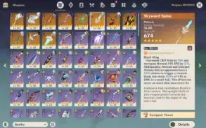 Ar59✨39XT5 IttoC3+Bis Raiden+Bis Cyno+Bis Xiao+Bis+16 Armas✨