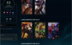 CONTA MAIN YASUO 55 SKIN BARATA
