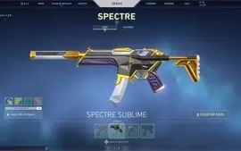 Valorant Gold 2, 9 Skins! Faca Jett e Butterfly