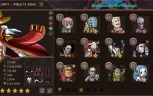 Vendo conta Grand Line Adventures (GLA) (Luffy 5* Doffy 3*)