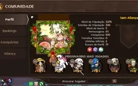 Vendo conta Grand Line Adventures (GLA) (Luffy 5* Doffy 3*)