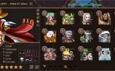 Vendo conta Grand Line Adventures (GLA) (Luffy 5* Doffy 3*)