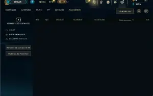 Unranked com 20 Champs e 3 Skins + 2 Fragmentos