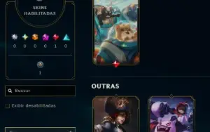 Lvl 21, Skin Lendária, 45K Ea, 3 Skins Total, Honra 4, Lol