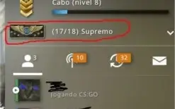 CONTA STEAM 7 ANOS [CS PRIME - AGUIA2 E TODAS AS INSIGNIAS]