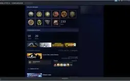 Conta Steam 7 anos de serviço com 9 medalhas no CSGO.