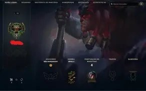 Conta League of Legends MD10 para fazer