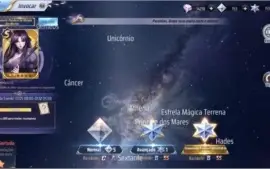 SAINT SEIYA AWAKENING - COM 1550 GEMAS AVANÇADAS E LIVROS
