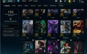 Conta prata 4 com 56 Champs e 29 Skins